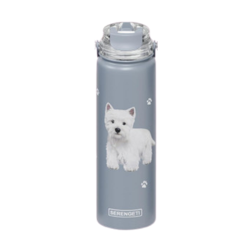 E & S Imports Serengeti Westie Stainless Steel Water Bottle 24 oz