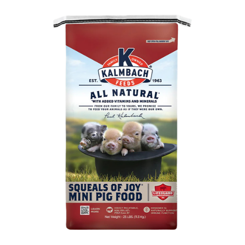 Kalmbach Feeds All Natural Squeals of Joy Mini Pig Food 25 lb
