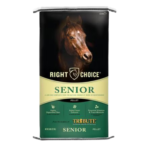 Kalmbach Feeds Right Choice 14% Senior Pellet Horse Feed 50 lb