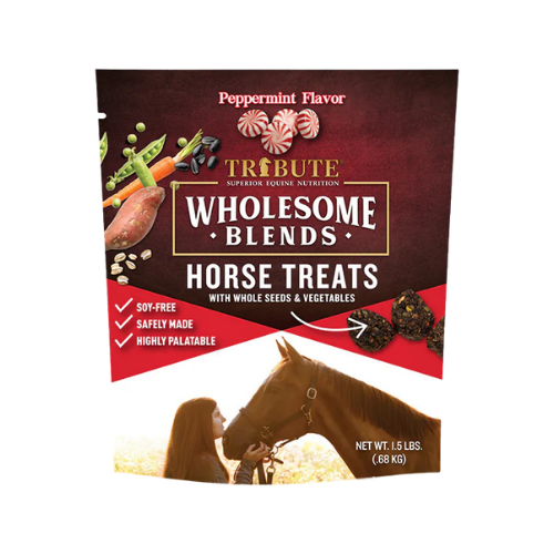 Kalmbach Feeds Wholesome Blends Peppermint Flavor Horse Treats 1.5 lb