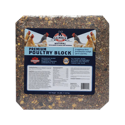 Kalmbach Feeds Premium Poultry Block 25 lb