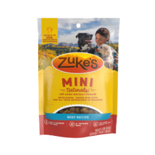 Zuke's Mini Naturals Beef Recipe Dog Treats