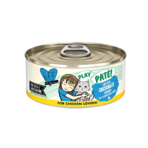 Weruva B.F.F. Play Pate Chicken Checkmate Dinner in a Hydrating Puree Canned Cat Food