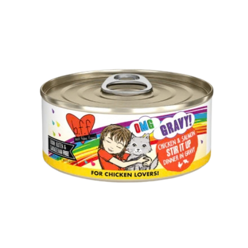 Weruva B.F.F. Oh My Gravy! Stir it Up Chicken & Salmon in Gravy Canned Cat Food