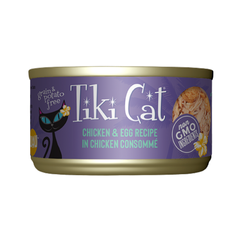 Tiki Koolina Luau Chicken & Egg Recipe in Chicken Consomme Canned Cat Food