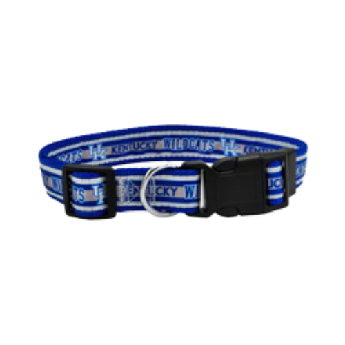Pets First Kentucky Wildcats Satin Adjustable Dog Collar