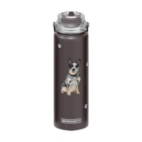 E & S Imports Serengeti Australian Cattle Dog Water Bottle 24 oz