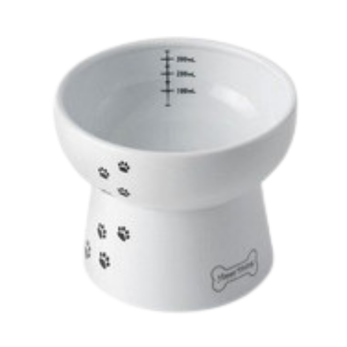 Necoichi Raised Porcelain Dog Water Bowl 10 oz