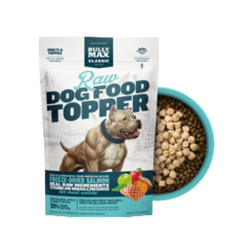 Bully Max Freeze-Dried Raw Dog Food Topper Salmon Flavor 7 oz