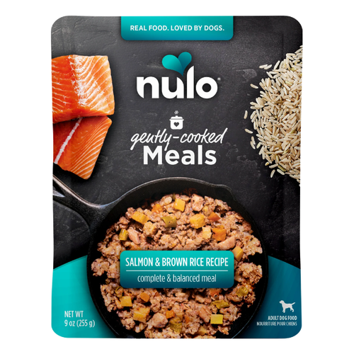 Nulo Gently-Cooked Meals Salmon & Brown Rice Recipe Adult Dog Food