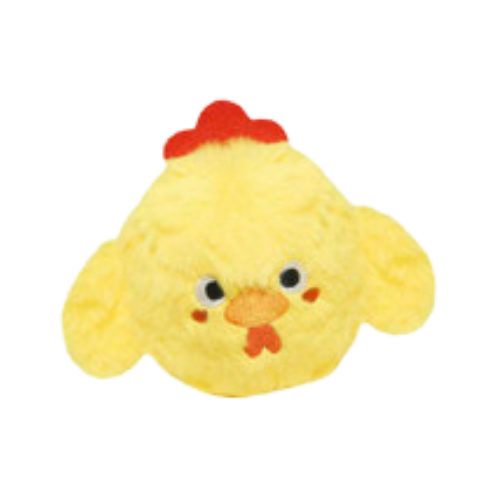Hugsmart Spring Chick Plush Dog Toy 5.5 in