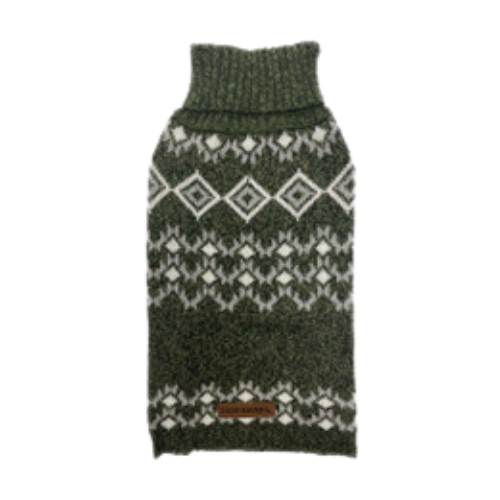 Petrageous Eddie Bauer Cascadia Heathered Turtleneck Dog Sweater