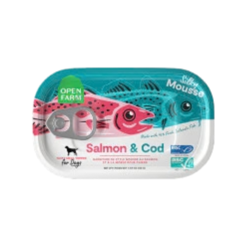 Open Farm Silky Mousse Salmon & Cod Food Topper for Dogs