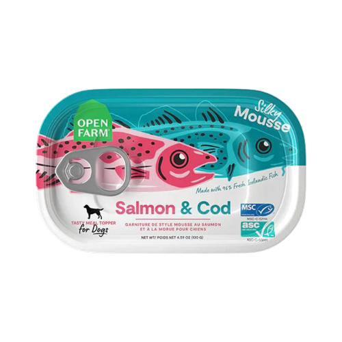 Open Farm Silky Mousse Salmon & Cod Food Topper for Dogs