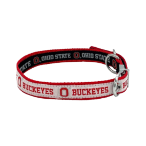 Pets First Ohio State Buckeyes Reversible Dog Collar