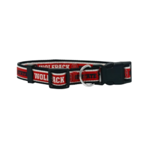 Pets First NC State Wolfpack Adjustable Dog Collar