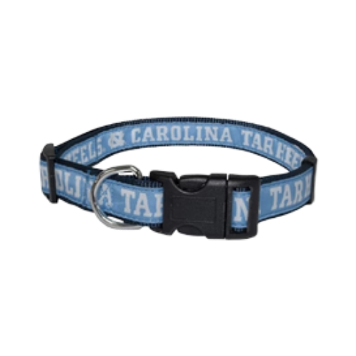 Pets First North Carolina Tar Heels Adjustable Dog Collar