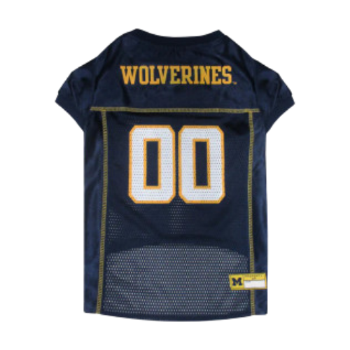 Pets First Michigan Wolverines Mesh Dog Jersey