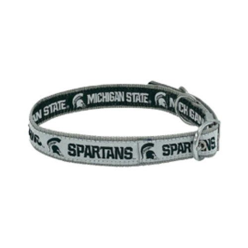 Pets First Michigan State Spartans Reversible Dog Collar