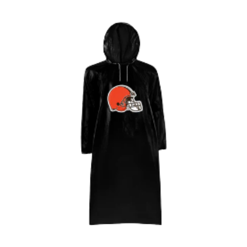 Pets First Cleveland Browns Basic Poncho for Humans 