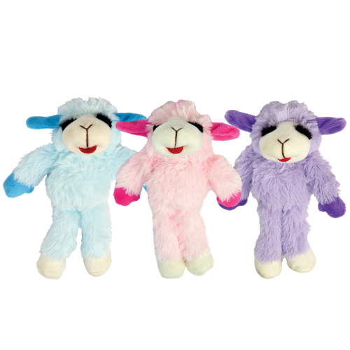 Incredipet Floppy Lamb Plush Dog Toy, Assorted