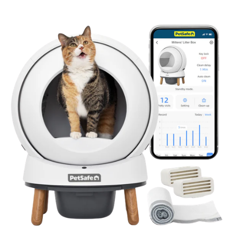 PetSafe ScoopFree SmartSpin Self-Cleaning Cat Litter Box 