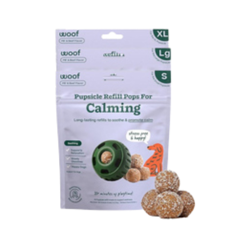 Woof Pupsicle Pops Refills for Calming Lickable Dog Treats