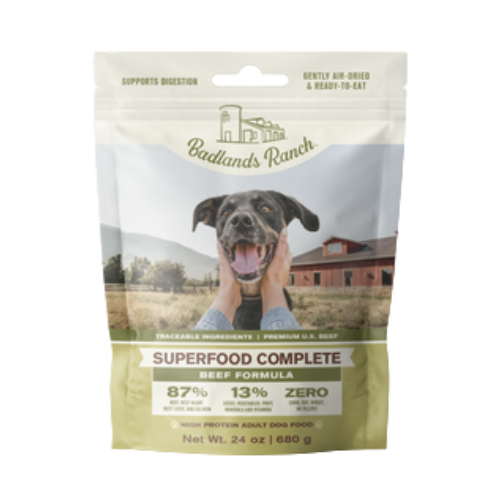 Badlands Ranch Superfood Complete Beef Formula Adult Air-Dried Dog Food