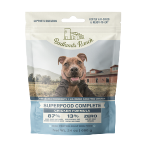 Badlands Ranch Superfood Complete Chicken Formula Adult Air-Dried Dog Food