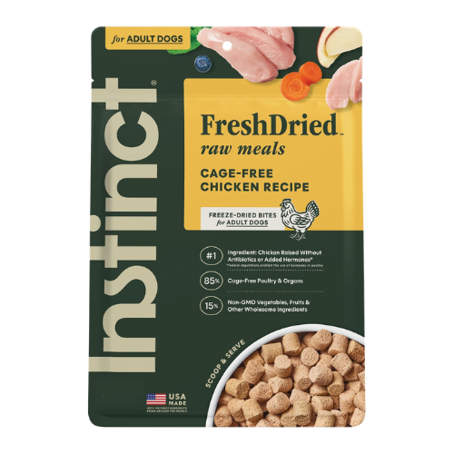Instinct Freeze-Dried Raw Meals Cage-Free Chicken Recipe Grain-Free Dog Food 25 oz