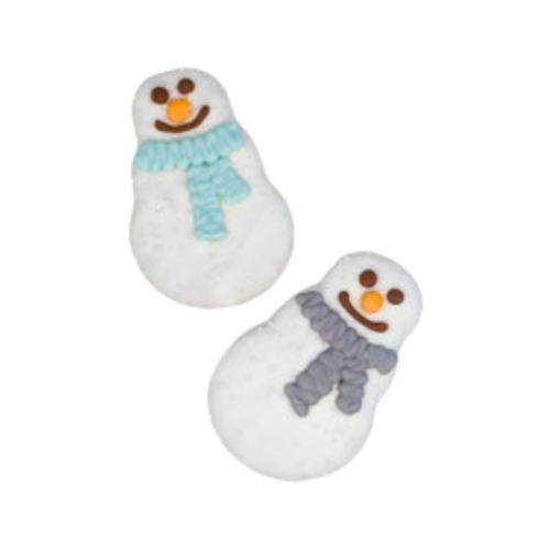 Bosco & Roxy Winter Wonderland Snowmen Dog Cookie Treat, Assorted 