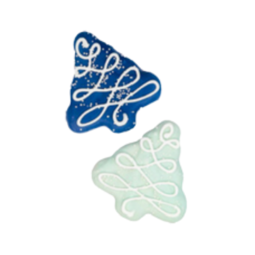 Bosco & Roxy Winter Wonderland Trees Dog Cookie Treat, Assorted 