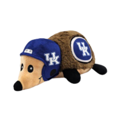Pets First Kentucky Wildcats Plush Hedgehog Dog Toy 