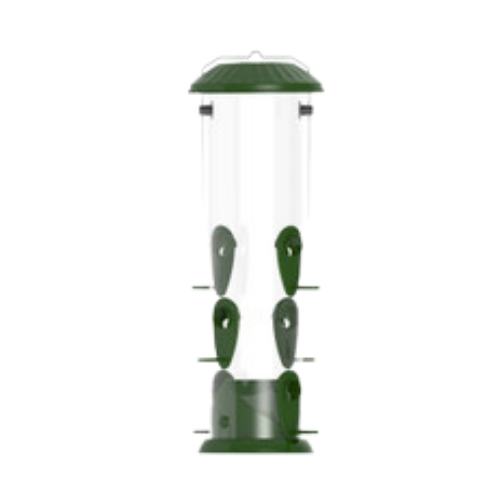 Nature's Way Dark Green Wide Easy Clean Wild Bird Tube Feeder 2.8 qt