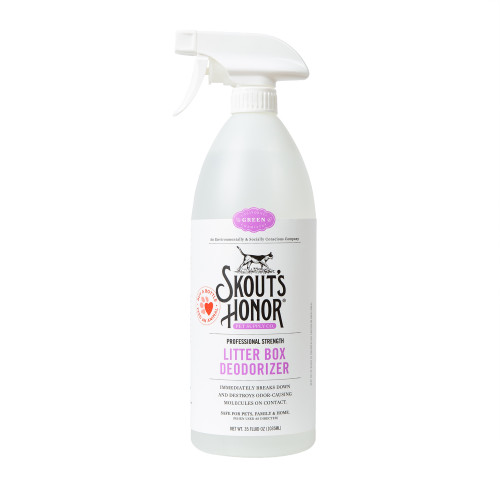 Skout's Honor Professional Strength Cat Litter Box Deodorizer Spray 35 oz