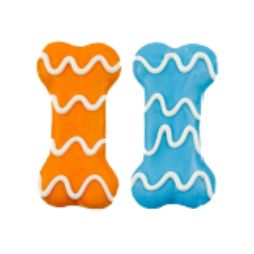 Bosco & Roxy Summer Pool Party Wavy Bones Dog Treat Cookie 