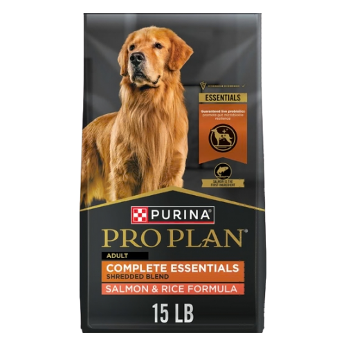 Purina Pro Plan Adult Shredded Blend Salmon & Rice Formula Dry Dog Food 15 lb