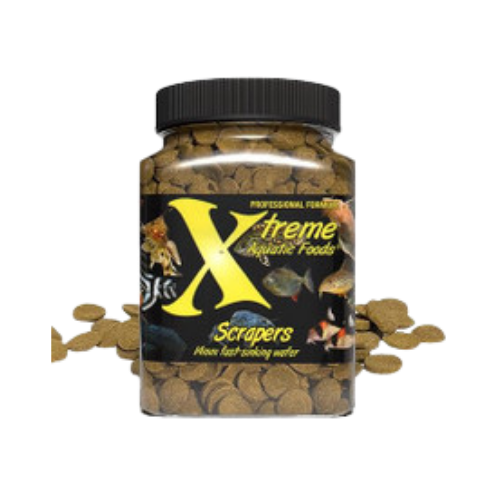 Xtreme Aquatics Scrapers Wafers 14 mm Sinking Fish Food