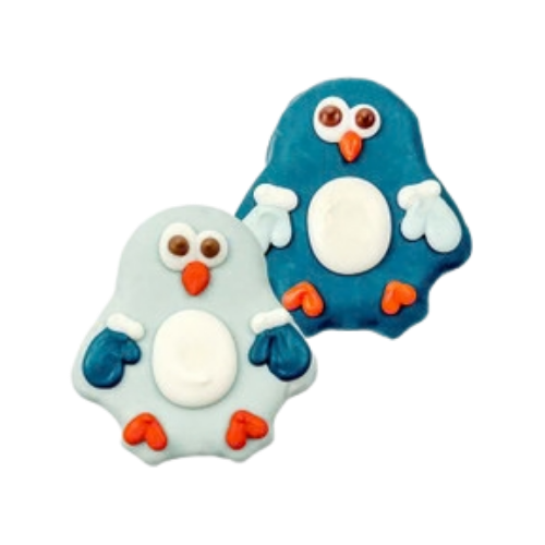 Bosco & Roxy Winter Penguins Dog Cookie Treat, Assorted 