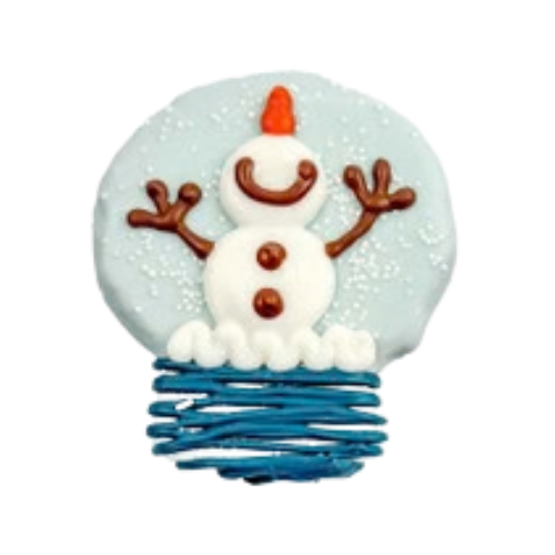 Bosco & Roxy Winter Snowglobe Snowman Dog Cookie Treat 