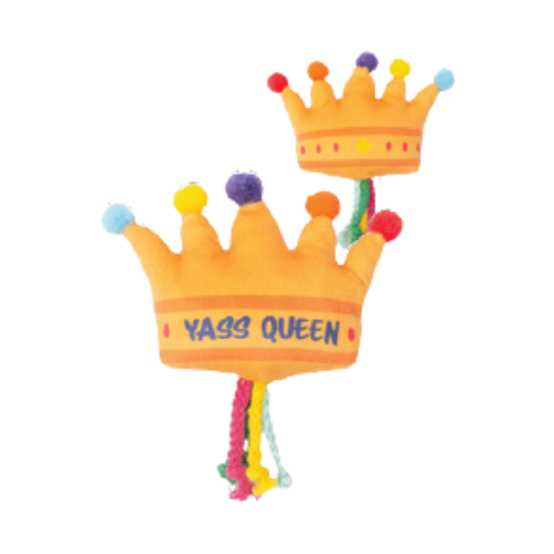 Fuzzyard Pride Yass Queen Crown Cat Toy 