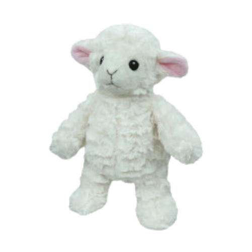Petlou Lamb Plush Dog Toy 9 in