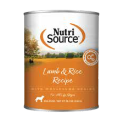 Nutrisource Lamb & Rice Recipe with Wholesome Grains Canned Dog Food