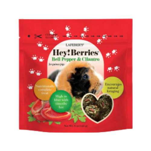 Lafeber's Hey! Berries Bell Pepper & Cilantro Treats for Guinea Pigs 5 oz