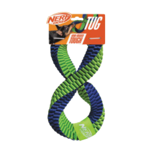 Nerf Hand Braided Twisted Infinity Tug Dog Toy 12 in