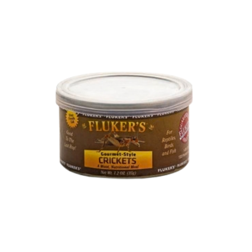 Fluker's Gourmet-Style Crickets Canned Reptile Food 1.2 oz