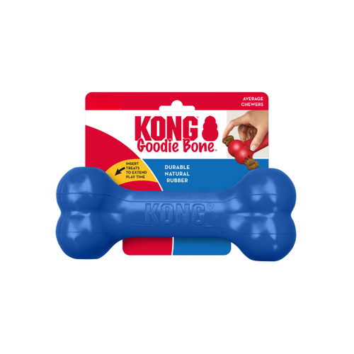 Kong Old Glory Natural Rubber Goodie Bone Treat Dispensing Dog Toy