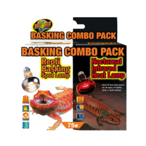 Zoo Med Day/Night Basking Combo Pack Reptile Bulbs 75 watt