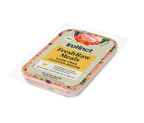 Instinct FreshRaw Meals Cage-Free Chicken Recipe Adult Dog Food 8 oz
