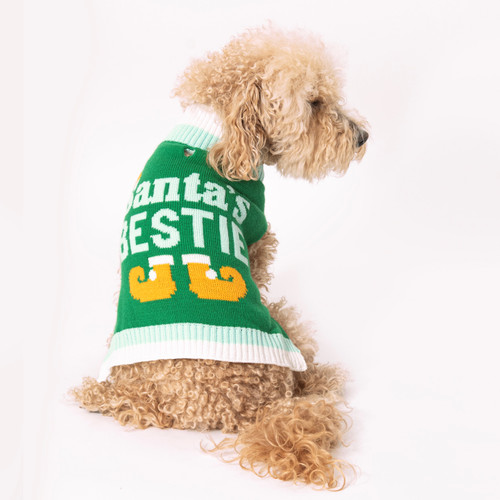 Pet Obsession Holiday Santa's Bestie Pet Sweater